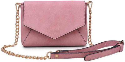 

Urban Expressions Women Casual Pink PU Sling Bag
