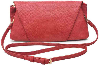 Urban Expressions Women Casual Maroon PU Sling Bag
