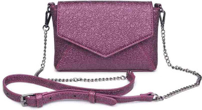 

Urban Expressions Women Casual Maroon PU Sling Bag