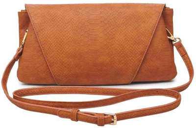 

Urban Expressions Women Casual Tan PU Sling Bag