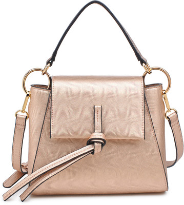

Urban Expressions Women Casual Gold PU Sling Bag