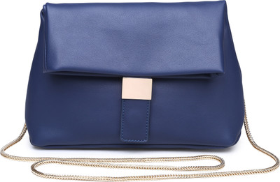 

Urban Expressions Women Casual Blue PU Sling Bag