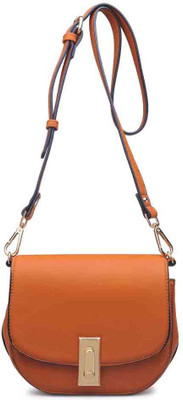 

Urban Expressions Women Casual Tan PU Sling Bag