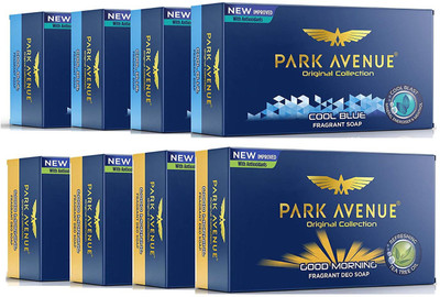 PARK AVENUE BLUE Fragrant Soap 125g X 8(8 x 125 g)