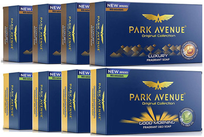 

Park Avenue LUXURY & GOOD MORNING Fragrant Soap 125g X 8(1000 g, Pack of 8)