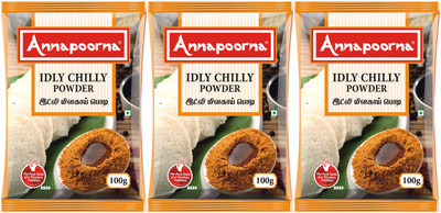 

Annapoorna Idly chilly Powder 100gms pack of 3(3 x 100 g)