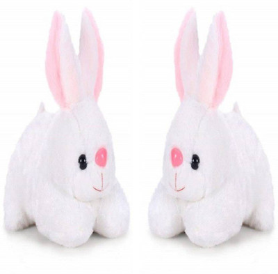 riva Cute Soft Rabbit Combo - 30 cm (White) - 30cm (White) - 9 cm(White)