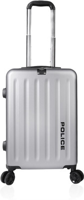 

Police Ratchet Expandable Cabin Luggage -  inch(Silver