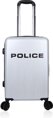 

Police Clutch Expandable Cabin Luggage -  inch(Silver