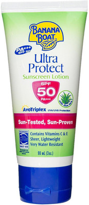 

Banana Boat Ultra Protect Sunscreen Lotion Spf50 - SPF 50 PA+(90 g)
