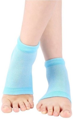 OneRetail Gel Heel Socks for Heel Swelling Pain Relief Dry Hard Cracked Repair Heel Support(Blue)