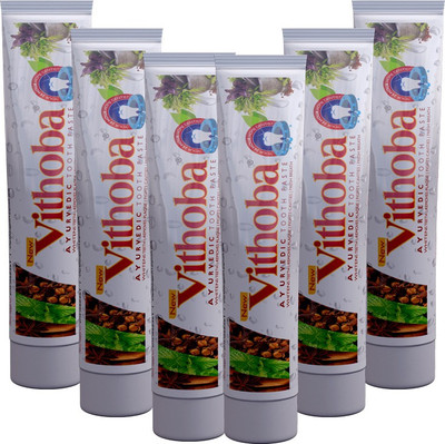 Vithoba Ayurvedic premium Toothpaste(480 g, Pack of 6)