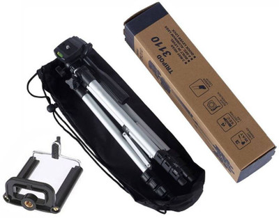 

Czech Tripod-3110 Portable Camera Tripod With Three-Dimensional Head & Quick Release Plate Tripod TS02 Tripod Kit(BLACK,SILVER, Supports Up to 1500 g)