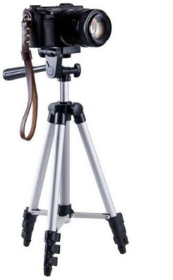

DILURBAN Tripod-3110 Portable Camera Tripod With Three-Dimensional Head & Quick Release Plate Tripod TP20 Tripod Kit(BLACK,SILVER, Supports Up to 1500 g)