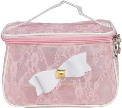 Pretty Krafts Vanity Organiser Travel Accessories Organisr Pink Makeup Vanity Box(Pink)