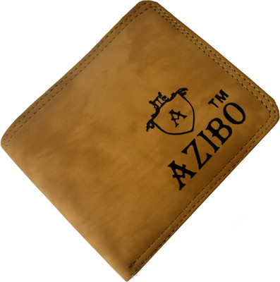 

Azibo Men Tan Artificial Leather Wallet(5 Card Slots)