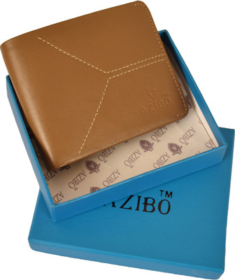 

Azibo Men Casual Tan Genuine Leather Wallet(8 Card Slots), Khaki