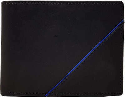 

Wildmount Men Black Genuine Leather Wallet(4 Card Slots)