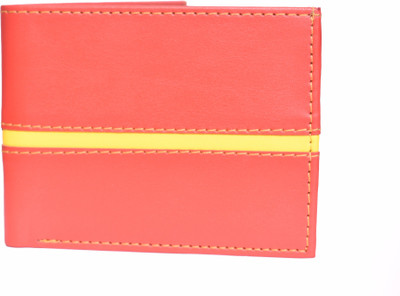 

zoxie Men Brown Canvas Wallet(5 Card Slots), Brown;red