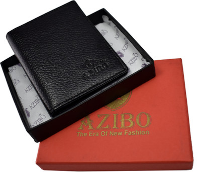 

Azibo Men Black Genuine Leather Card Holder(18 Card Slots)