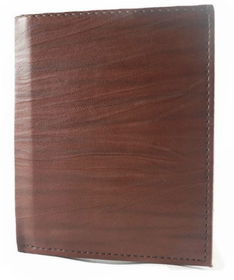 

flex boom Men Brown Genuine Leather Wallet(6 Card Slots)