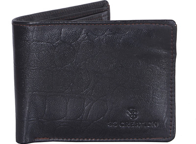 

SS CREATION Men Black Genuine Leather Wallet(5 Card Slots)