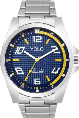 

YOLO YGC-069BLUE DOTS Dotted Dial Watch - For Men