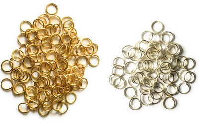 

JBN Jewels Golden & Silver Color Jump Rings Pack Of 20 Gram (Approx 300 Pcs)