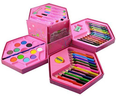 

Ishan Creation Art & Craft color Kit for kids 46 pieces
