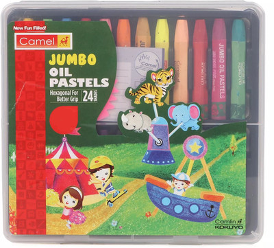 

Camel Jumbo Oil Pastels 24 Shades