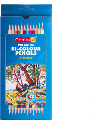 

Camlin Premium Bi-color Pencil 24 Shades