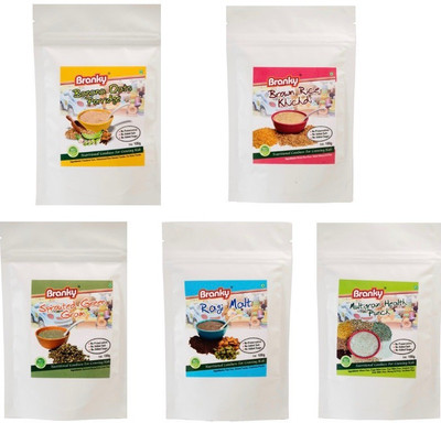 

Branky Trial Packs of 5 Cereal(500 g, Pack of 5, 8+ Months)