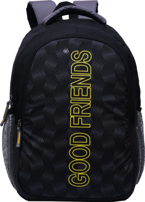 

Good Friends Unisex Waterproof 30 Laptop Backpack(Black)