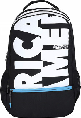 

American Tourister Pop 02 34 L Backpack 34 Backpack(Black), White