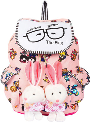 

Fashonic Pink PU Collage Backpack For Women & Girls Backpack(Pink, 6 L)