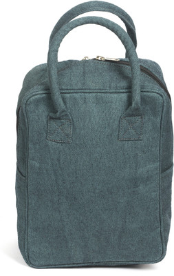 

RSN Green Denim Lunch Bag with Bottle Holder Waterproof Lunch Bag(Green, 11 inch)