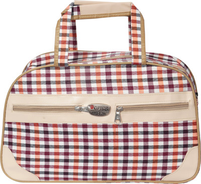 

Pretty Krafts Checks (Nursery/Play School) Waterproof Multipurpose Bag(Red, 40 inch)