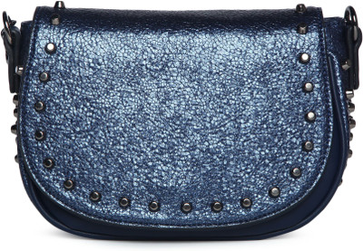 

United Colors of Benetton 18A6WBAG5552I Waterproof Sling Bag(Blue, 4 inch)
