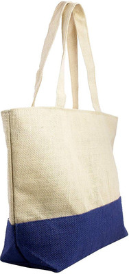 

MITRAVRIKSHA Jute bag-2 Multipurpose Bag(Beige, Blue, 15 inch)