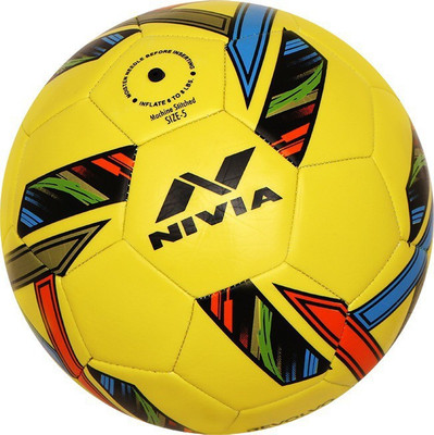 Nivia Revolvo Yellow Football - Size: (Pack of 1, Yellow