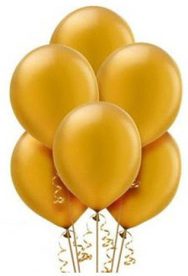 

Bash N Splash Solid Golden Party Balloon 12 Inch Pack of 50 Balloon(Gold, Pack of 50)