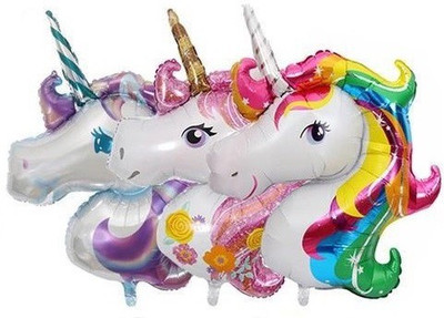 

TOYXE Printed Small 14" Unicorn Balloon(Multicolor, Pack of 3)