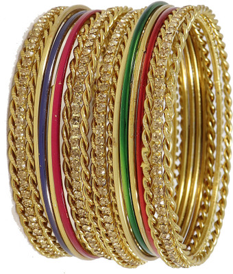 NMII Metal Zircon Bangle Set(Pack of 20)