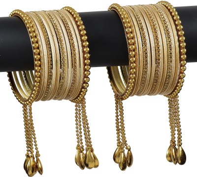 NMII Metal Zircon Bangle Set(Pack of 26)