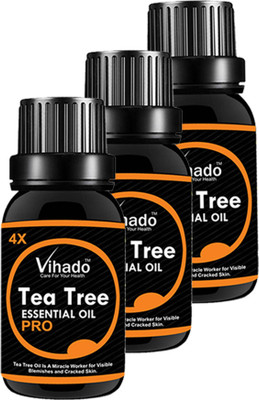 

VIHADO 100% pure and natural Tea Tree Oil 4X PRO (30 ML) (pack of 3)(30 ml)
