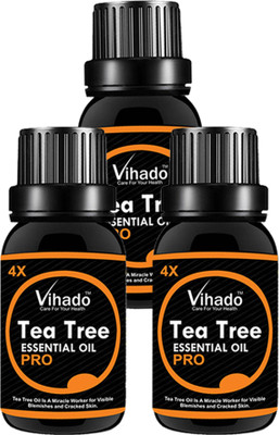 

VIHADO Tea Tree essential oil 4X PRO with Dropper (30 ML) (Pack of 3)(30 ml)