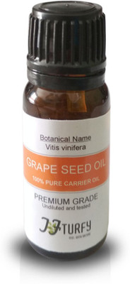 

Turfy Grape Seed Oil Pure and Natural Carrier Oil(10 ml)
