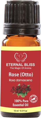 

Eternal Bliss Rose Otto Essential Oil - Pure Natural Aromatherapy & Therapeutic Grade Oil For Skin Care & Hair Care Hair Oil (15 ML)(15 ml)