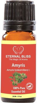 

Eternal Bliss Amyris Essential Oil - Pure Natural Aromatherapy & Therapeutic Grade Oil For Skin Care & Hair Care Hair Oil (30 ML)(30 ml)
