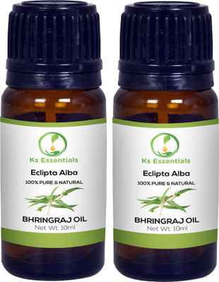 

Ks Essentials 100% Pure Bhringraj Oil (Eclipta Alba) (10ML) Each(10 ml)